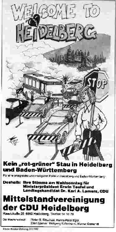 Wahlpropaganda Verkehr der CDU Heidelberg (26156 Byte)